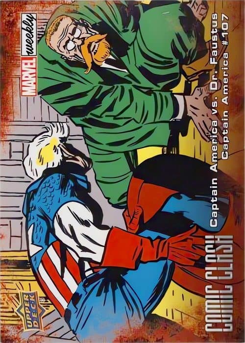 Captain America vs. Dr. Faustus #CC-22 — 2019 Marvel Weekly Packs