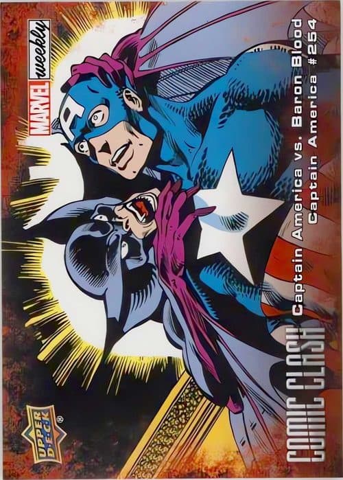 Captain America vs. Baron Blood #CC-23 — 2019 Marvel Weekly Packs