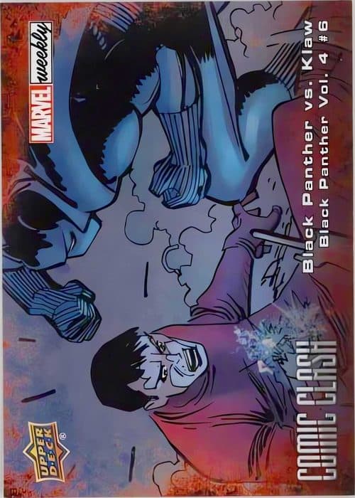 Black Panther vs. Klaw #CC-26 — 2019 Marvel Weekly Packs