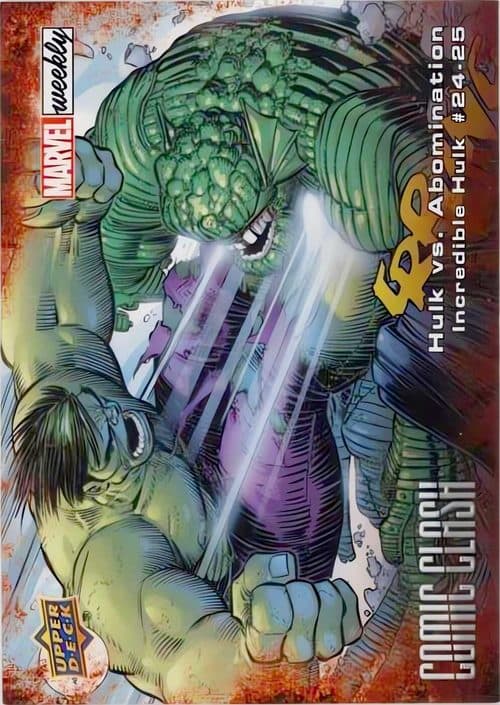 Hulk vs. Abomination #CC-33 — 2019 Marvel Weekly Packs