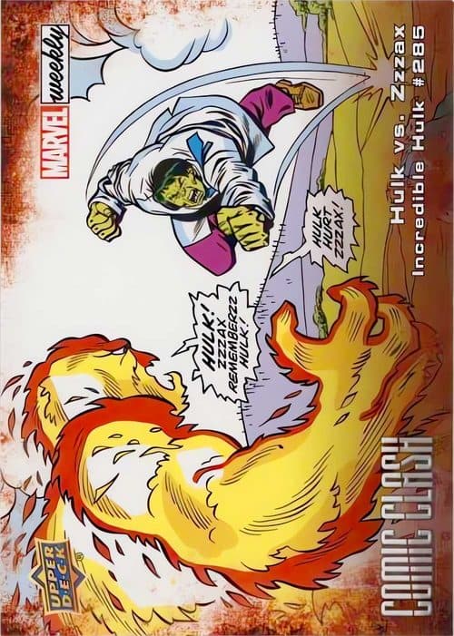 Hulk vs. Zzzax #CC-40 — 2019 Marvel Weekly Packs