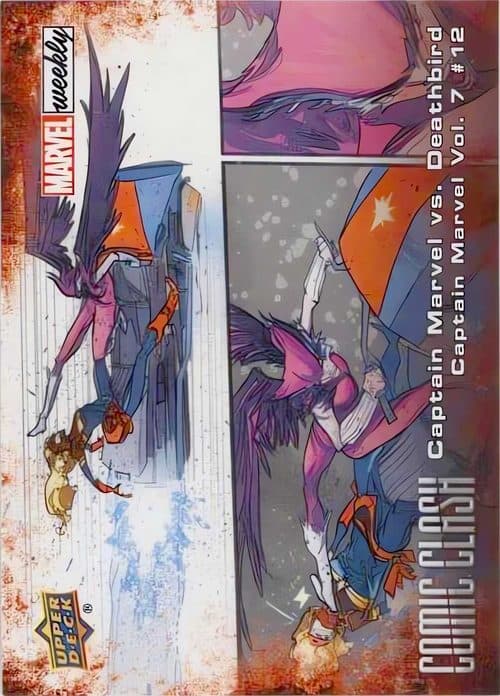 Captain Marvel vs. Deathbird #CC-50 — 2019 Marvel Weekly Packs