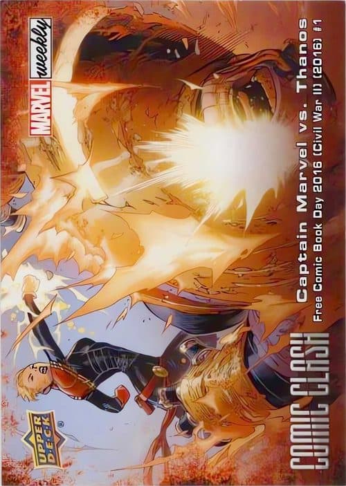 Capatain Marvel vs. Thanos #CC-51 — 2019 Marvel Weekly Packs