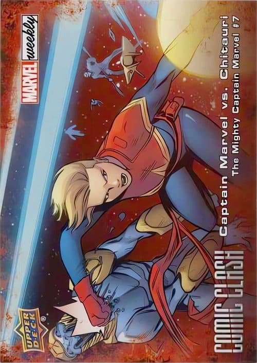 Captain Marvel vs. Chitauri #CC-54 — 2019 Marvel Weekly Packs
