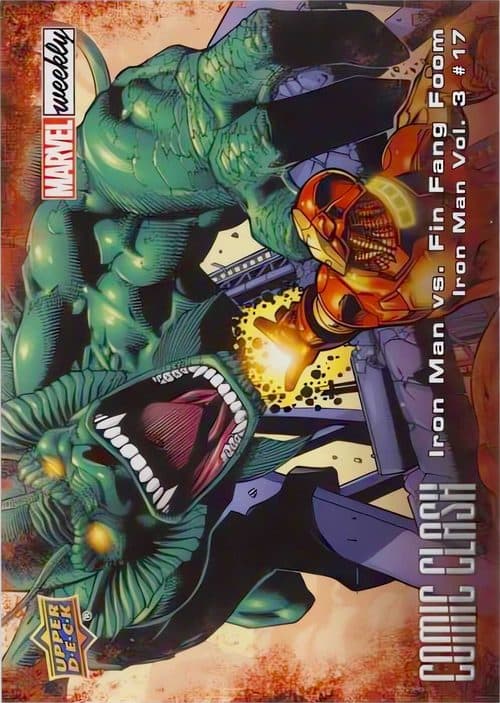 Iron Man vs. Fin Fang Foom #CC-66 — 2019 Marvel Weekly Packs