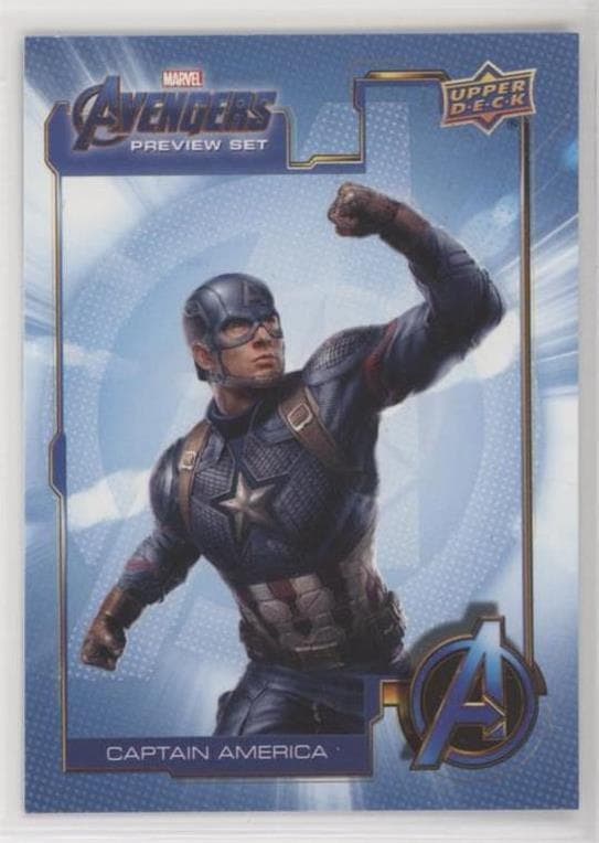 Captain America #AV-1 — 2019 Upper Deck Marvel Cinematic Universe 10th Anniversary