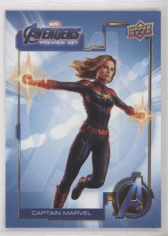 Captain Marvel #AV-4 — 2019 Upper Deck Marvel Cinematic Universe 10th Anniversary