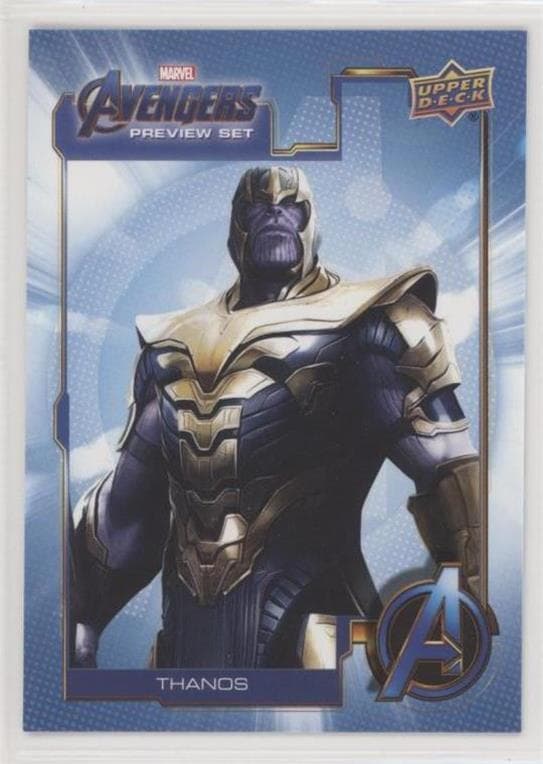 Thanos #AV-6 — 2019 Upper Deck Marvel Cinematic Universe 10th Anniversary
