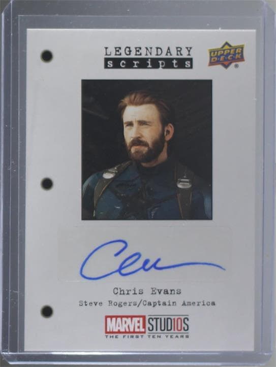 Chris Evans #LS-CA — 2019 Upper Deck Marvel Cinematic Universe 10th Anniversary