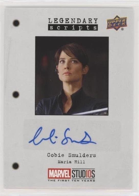 Cobie Smulders - Portrait, Looking Right #LS-CS — 2019 Upper Deck Marvel Cinematic Universe 10th Anniversary