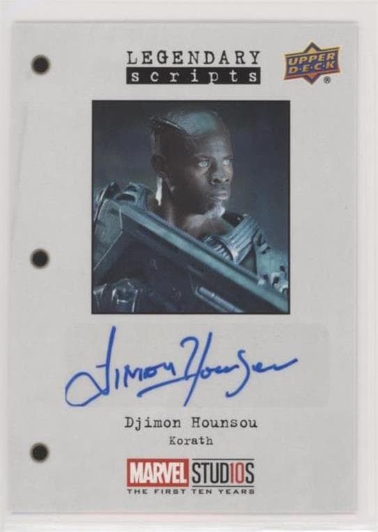 Djimon Hounsou - Looking Far Right #LS-DH — 2019 Upper Deck Marvel Cinematic Universe 10th Anniversary
