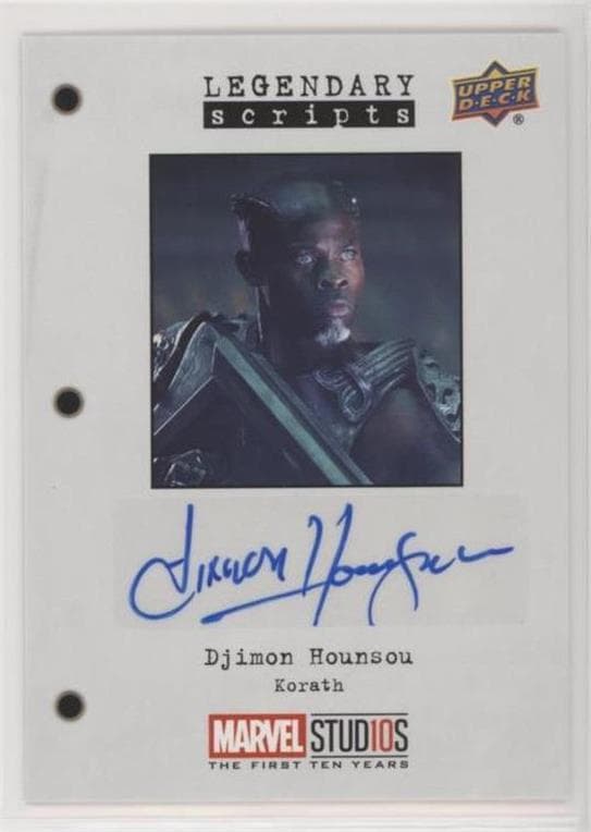 Djimon Hounsou - Looking Right #LS-HD — 2019 Upper Deck Marvel Cinematic Universe 10th Anniversary