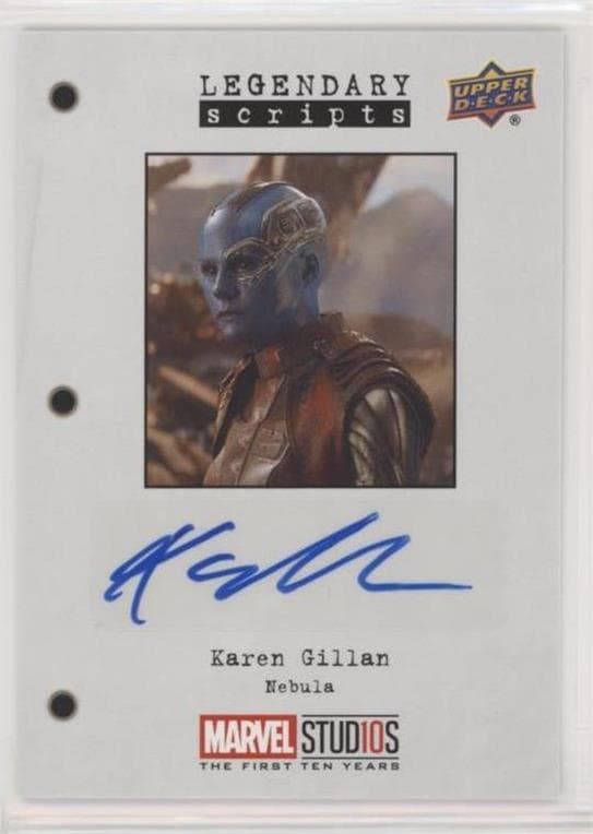 Karen Gillan #LS-KG — 2019 Upper Deck Marvel Cinematic Universe 10th Anniversary