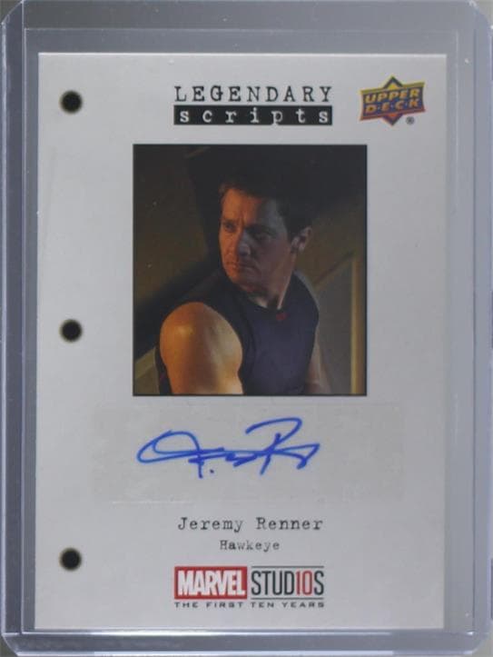 Jeremy Renner - Sleeveless #LS-RJ — 2019 Upper Deck Marvel Cinematic Universe 10th Anniversary