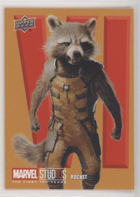 Rocket #RN54 — 2019 Upper Deck Marvel Cinematic Universe 10th Anniversary