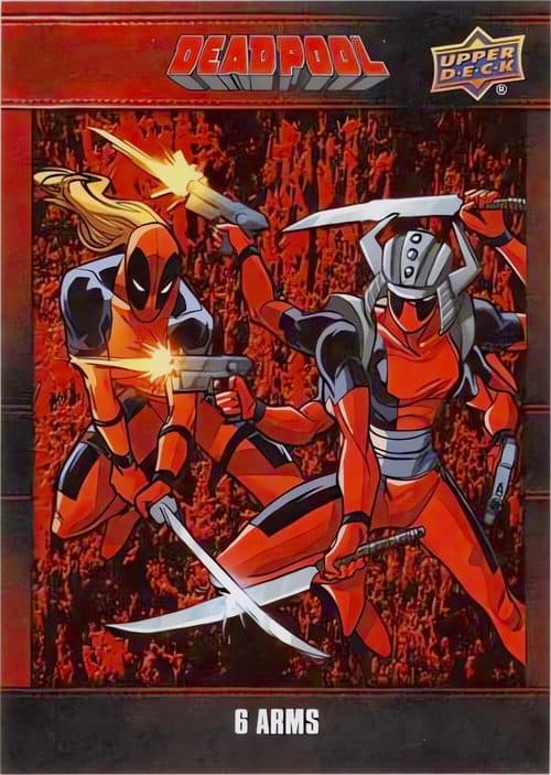 6 Arms #110 — Upper Deck Marvel Deadpool