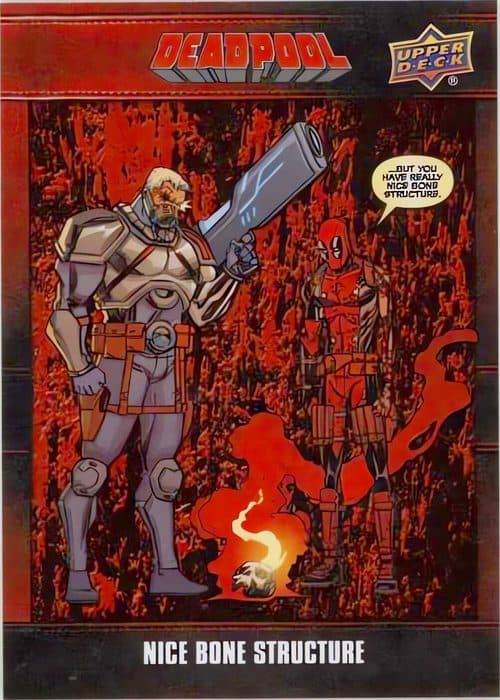 Nice Bone Structure #125 — Upper Deck Marvel Deadpool