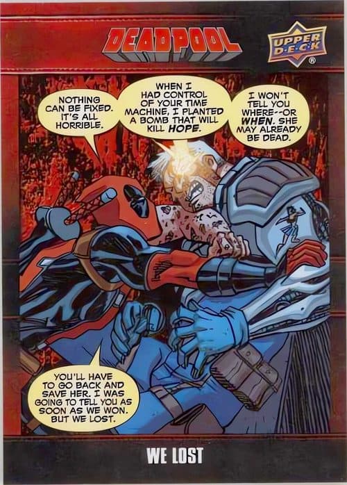 We Lost #126 — Upper Deck Marvel Deadpool