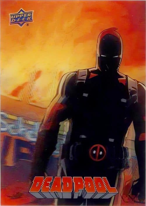 Up In Flames #3D39 — Upper Deck Marvel Deadpool