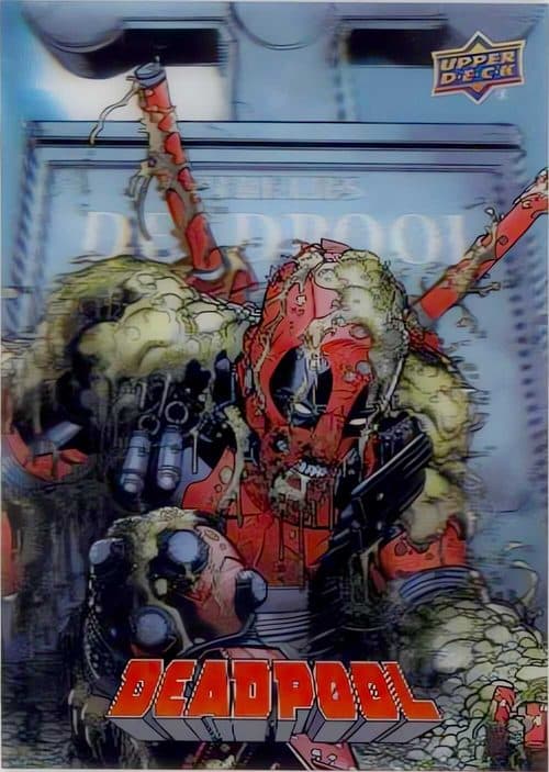 Head Stone #3D40 — Upper Deck Marvel Deadpool