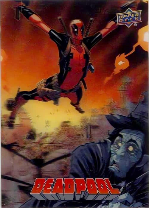 Top Rope #3D8 — Upper Deck Marvel Deadpool