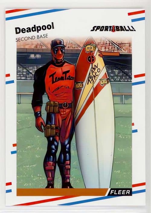 1988 Fleer Baseball #SB11 — Upper Deck Marvel Deadpool