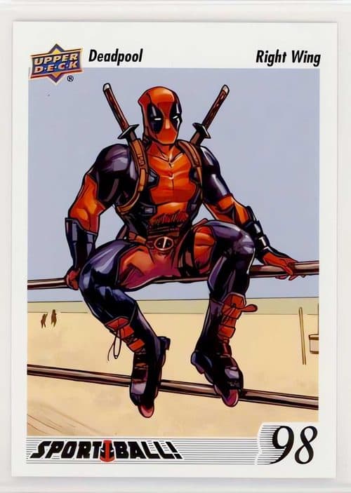1991-1992 Upper Deck Hockey #SB7 — Upper Deck Marvel Deadpool