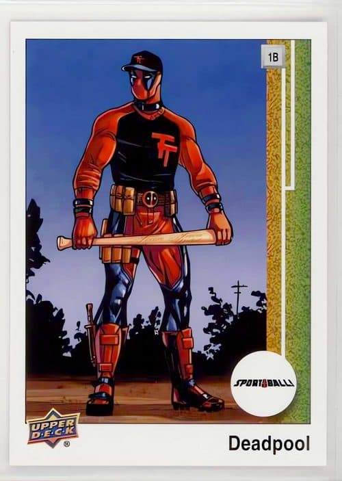 1989 Upper Deck Baseball #SB8 — Upper Deck Marvel Deadpool
