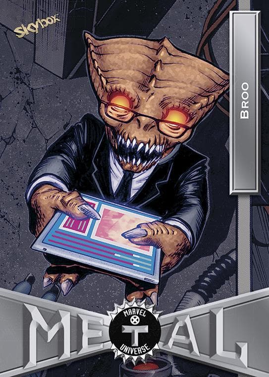 Broo #12 — 2020 Marvel X-Men Metal Universe