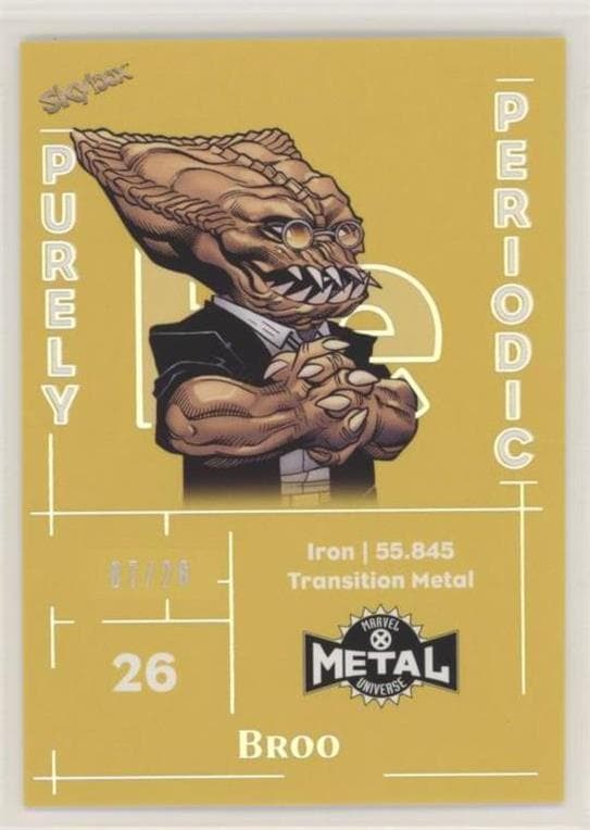 Broo #PUP-13 — 2020 Marvel X-Men Metal Universe