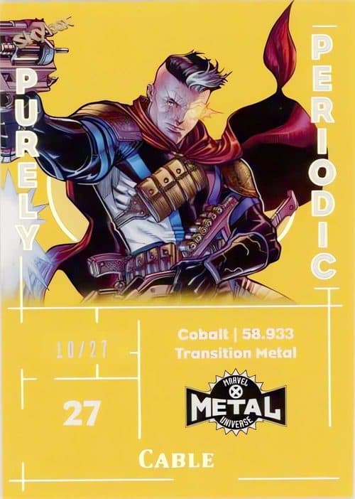 Cable #PUP-14 — 2020 Marvel X-Men Metal Universe