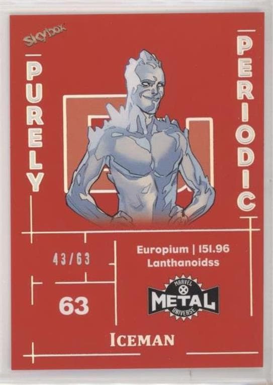 Iceman #PUP-41 — 2020 Marvel X-Men Metal Universe