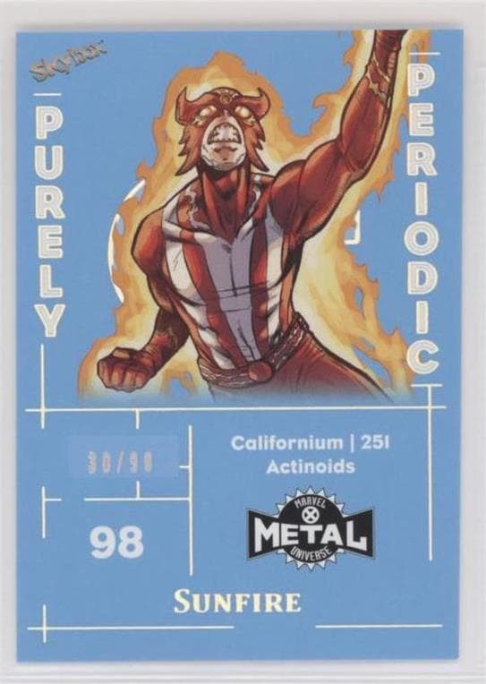 Sunfire #PUP-74 — 2020 Marvel X-Men Metal Universe