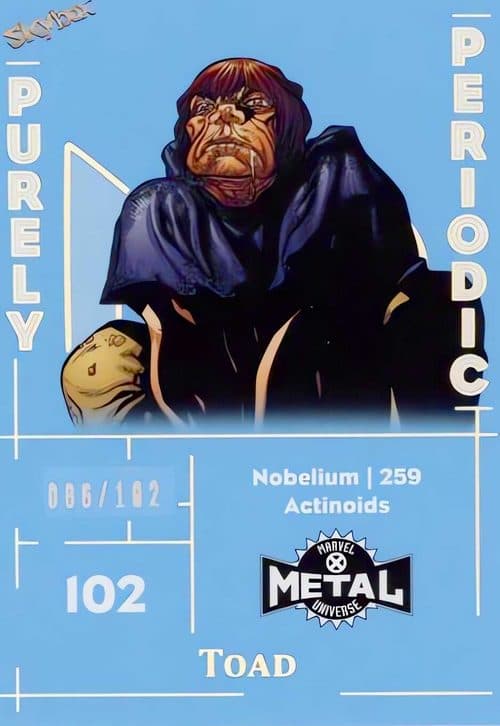 Toad #PUP-78 — 2020 Marvel X-Men Metal Universe