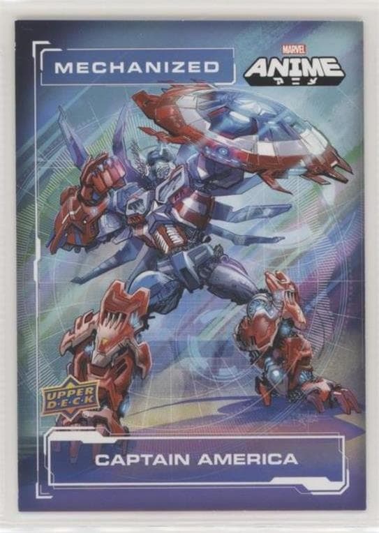 Captain America #M-4 — 2020 Upper Deck Marvel Anime