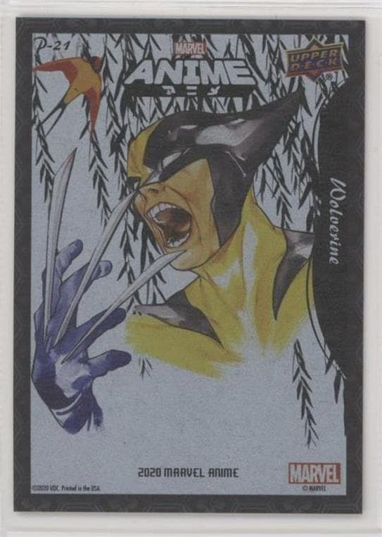 Wolverine #P-21 — 2020 Upper Deck Marvel Anime