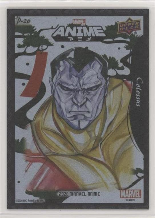 Colossus #P-26 — 2020 Upper Deck Marvel Anime