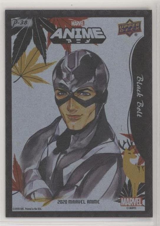 Black Bolt #P-38 — 2020 Upper Deck Marvel Anime