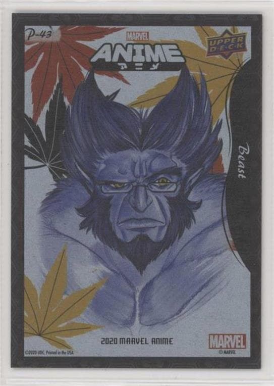 Beast #P-43 — 2020 Upper Deck Marvel Anime