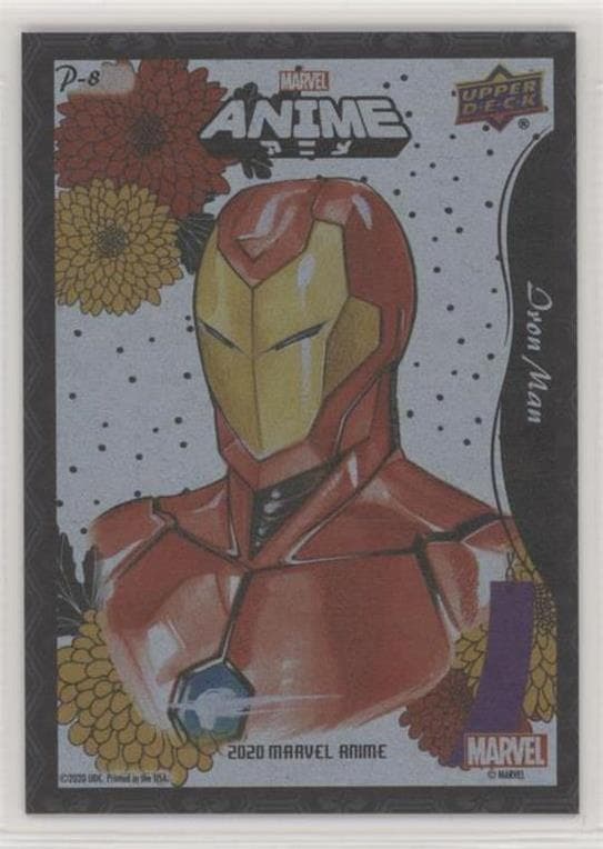 Iron Man #P-8 — 2020 Upper Deck Marvel Anime