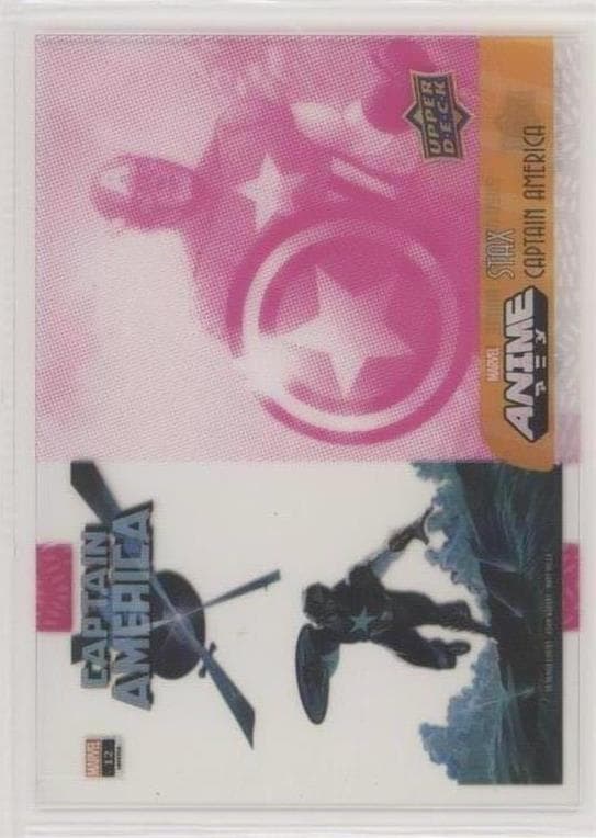 Captain America #SS-11A — 2020 Upper Deck Marvel Anime