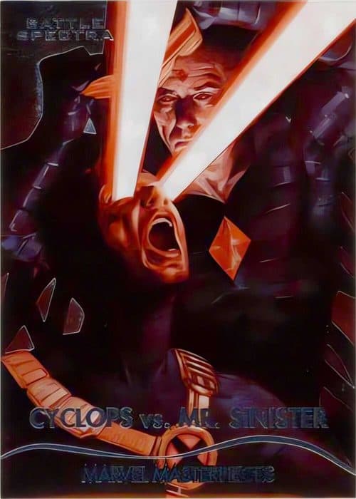 Cyclops vs. Mr. Sinister #BS-9 — 2020 Upper Deck Marvel Masterpieces