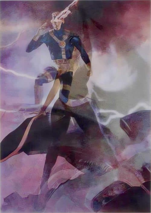 Black Knight/Black Panther/Spider-Man #FOUR — 2020 Upper Deck Marvel Masterpieces