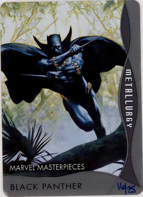 Black Panther #M-24 — 2020 Upper Deck Marvel Masterpieces