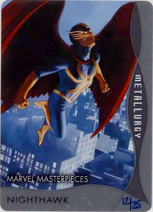 Nighthawk #M-3 — 2020 Upper Deck Marvel Masterpieces