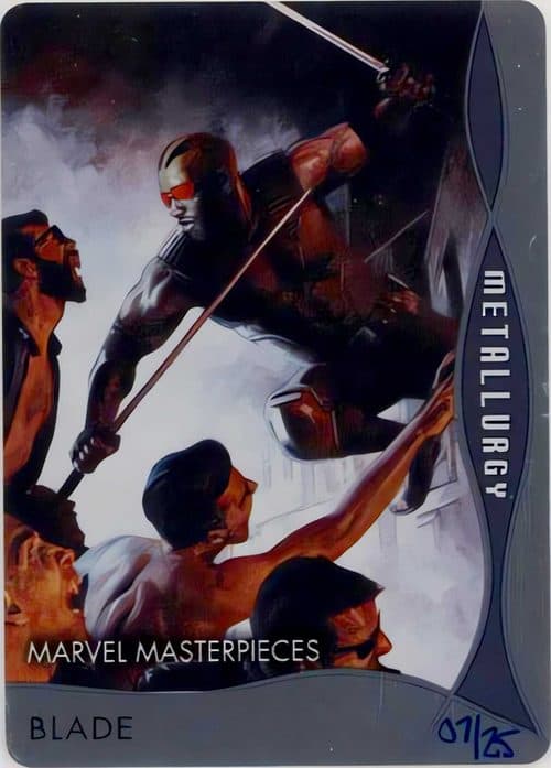Blade #M-40 — 2020 Upper Deck Marvel Masterpieces
