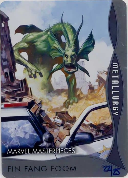 Fin Fang Foom #M-46 — 2020 Upper Deck Marvel Masterpieces