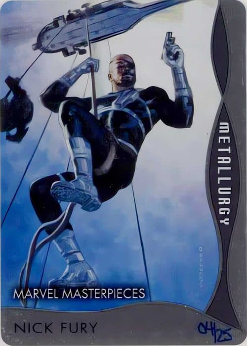 Nick Fury #M-52 — 2020 Upper Deck Marvel Masterpieces