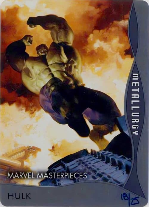 Hulk #M-58 — 2020 Upper Deck Marvel Masterpieces