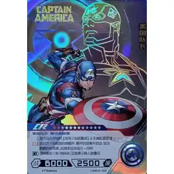 Captain America #MW02-003 — 2021 Kayou Marvel Hero Battle Series 2